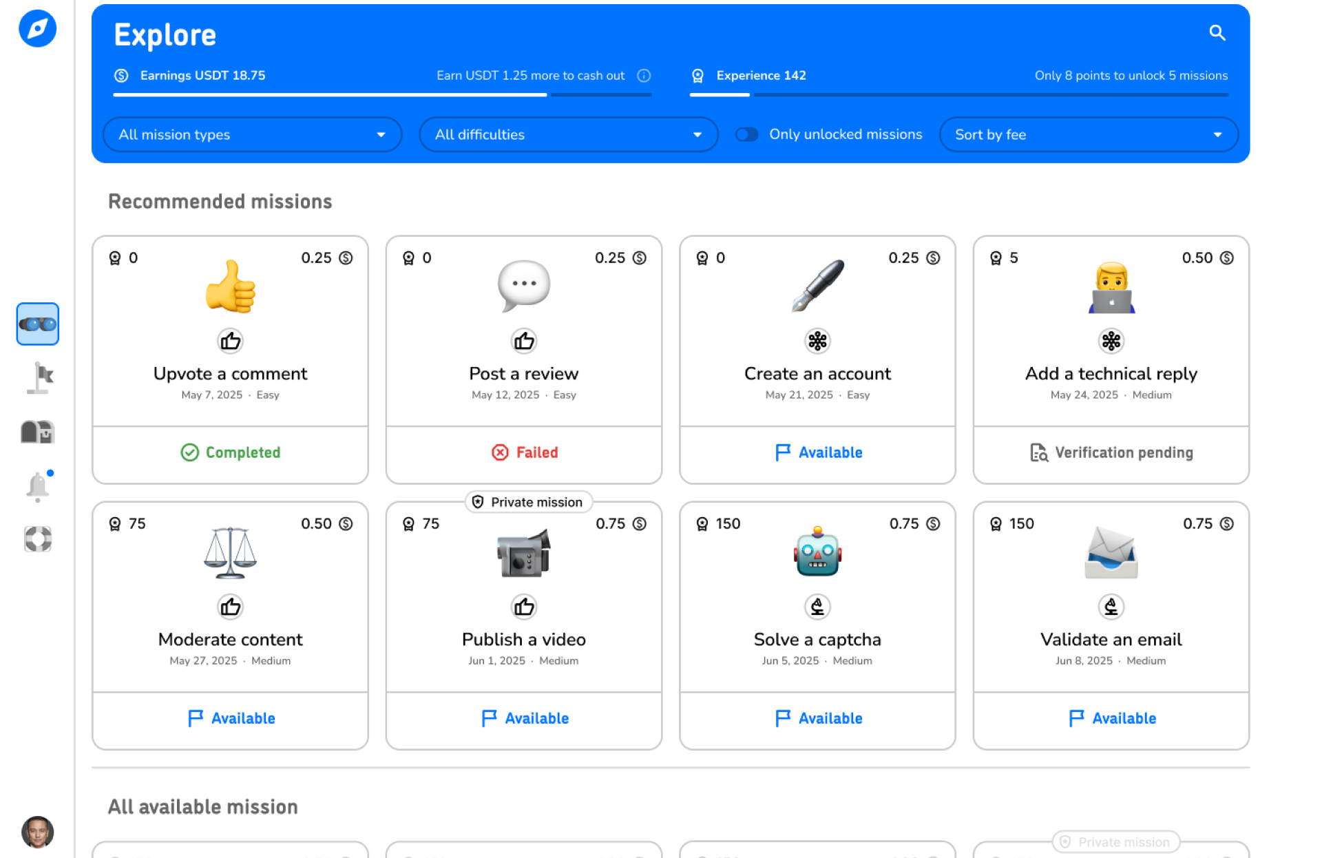 Explorer Pay App Preview