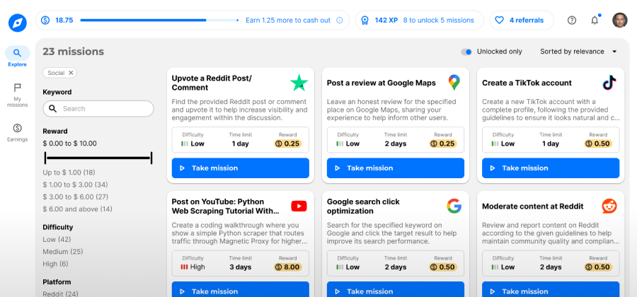 Explorer Pay App Preview